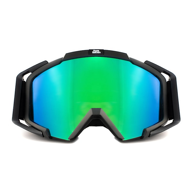 Bike brýle Horsefeathers Patriot black | mirror green 2026