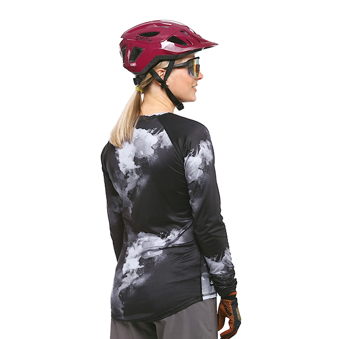 Bike dres Horsefeathers Deco LS grayscale 2025