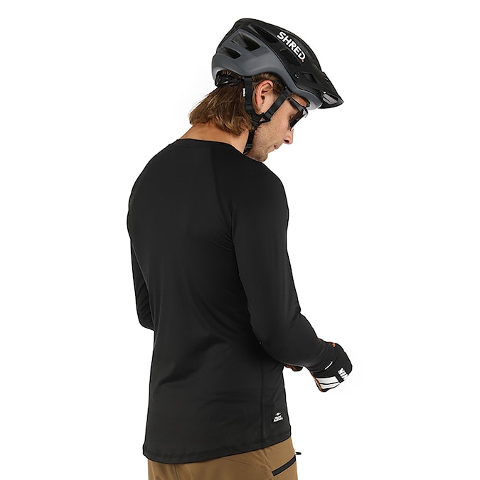Bike koszulka Horsefeathers Hart LS black 2025