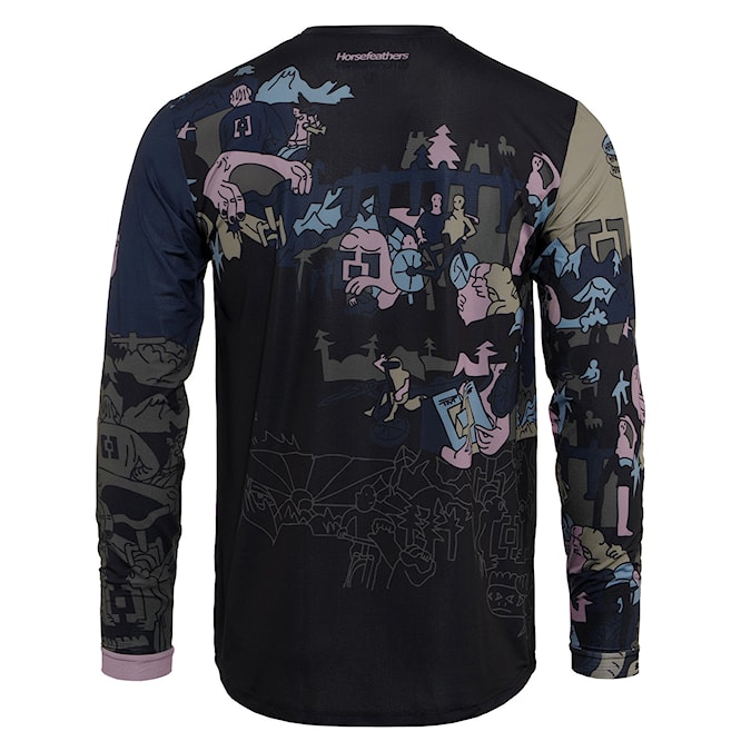 Bike dres Horsefeathers Quantum LS doodle 2026