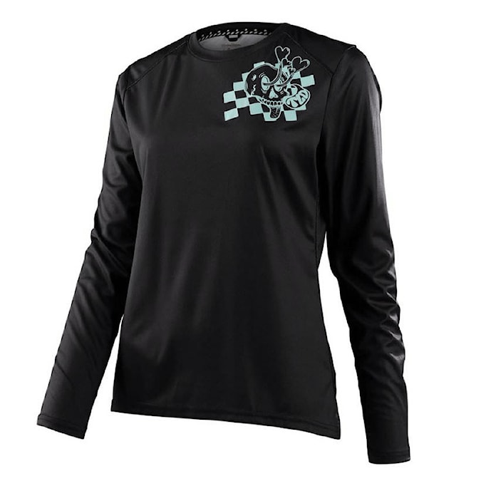 Bike Jersey Troy Lee Designs Wms Lilium LS Jersey micayla gatto black 2024