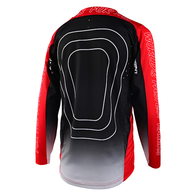 Bike Jersey Troy Lee Designs Youth Sprint LS Richter race red 2023