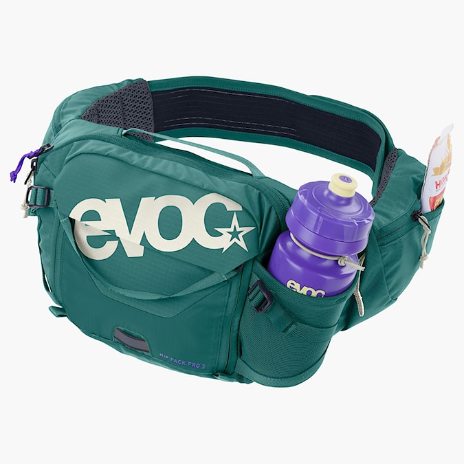 Bike Hip Bag EVOC Hip Pack Pro 3 bottle green