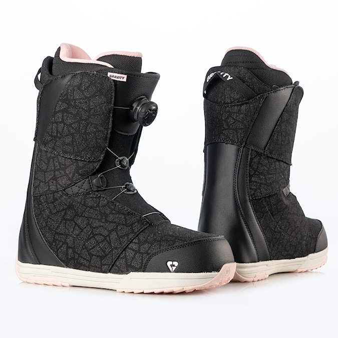 Snowboard Boots Gravity Aura Atop black denim/pink 2023