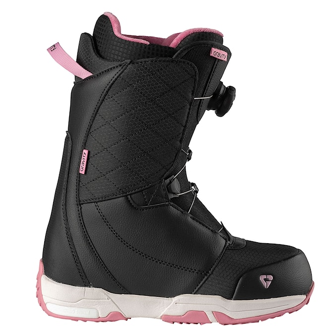 Buty snowboardowe Gravity Aura Atop black/rose 2025