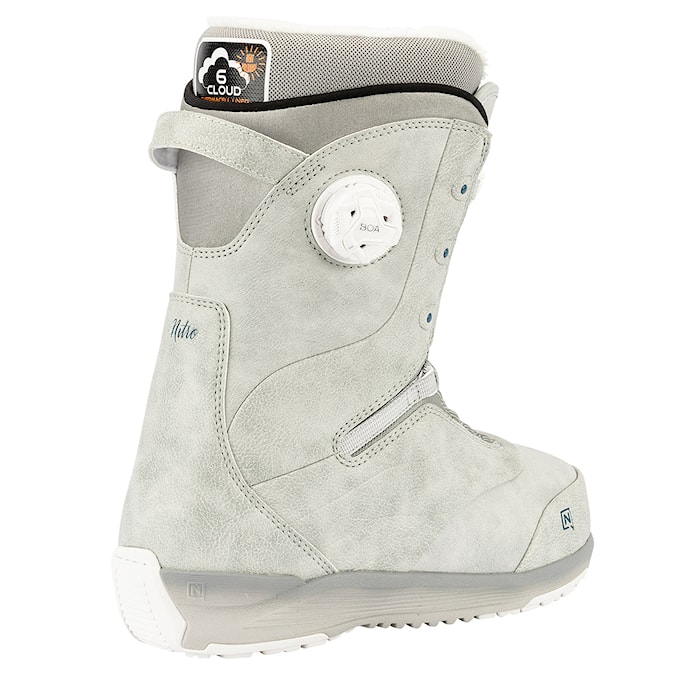 Buty snowboardowe Nitro Crown BOA light grey 2026