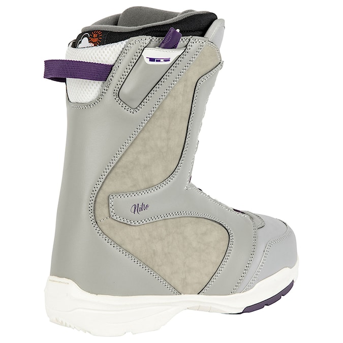 Topánky na snowboard Nitro Flora TLS grey/purple 2024