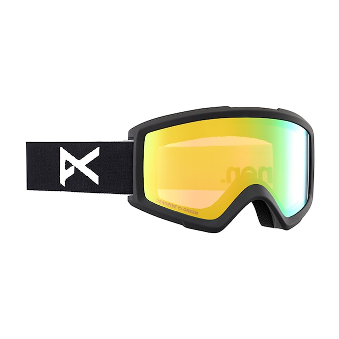 Gogle snowboardowe Anon Helix 2.0 black | perceive variable green+amber 2024