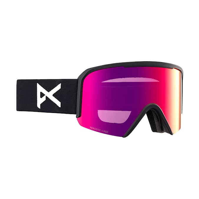 Gogle snowboardowe Anon Nesa black | perceive sunny red+perceive cloudy burst 2025