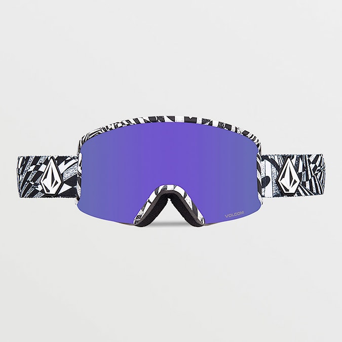 Snowboardové okuliare Volcom Garden op art | purple chrome+yellow 2024