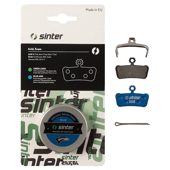 Brzdové doštičky Sinter SRAM (G2, Guide, Elixir Trail) Blue