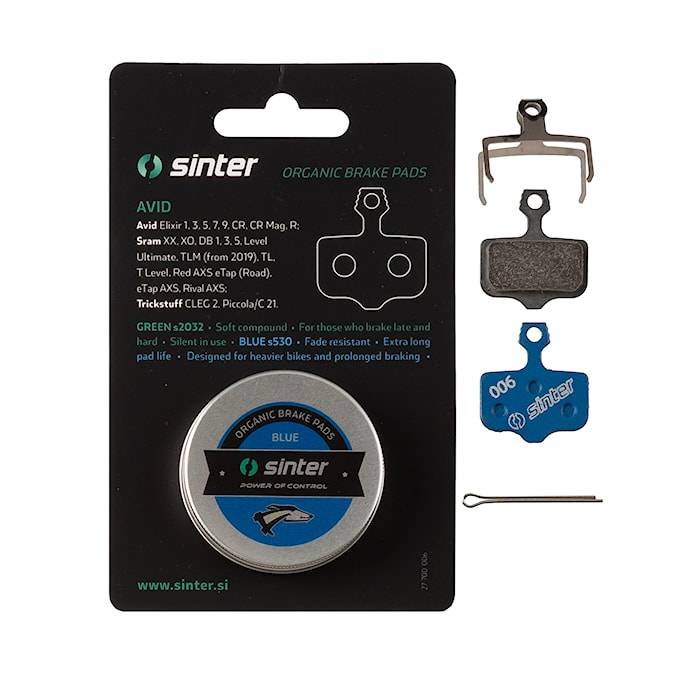 Brzdové doštičky Sinter SRAM (Level, Elixir, DB) Blue