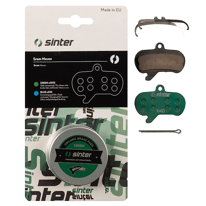 Brzdové doštičky Sinter SRAM (Maven) Green