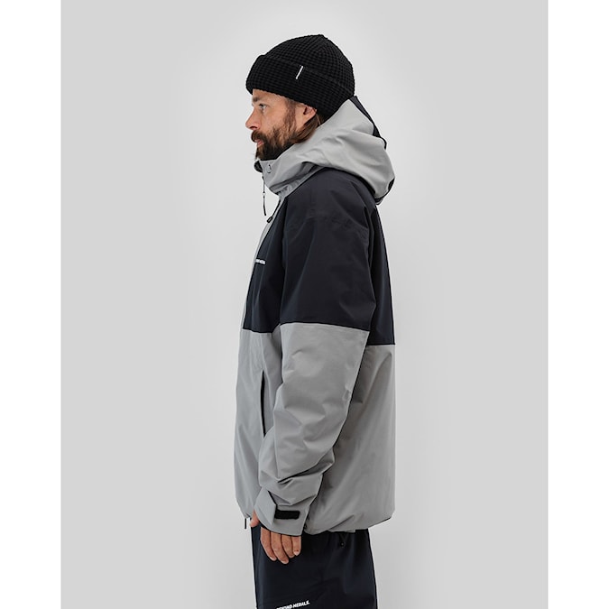 Bunda na snowboard Beyond Medals Fullzip Jacket 2L grey 2026