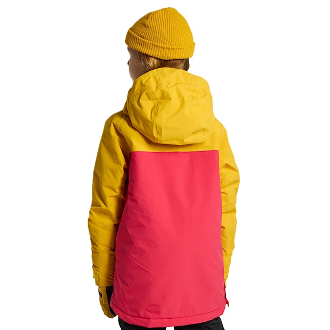 Kurtka snowboardowa Burton Kids Frostner Anorak goldenrod/azalea pink 2025