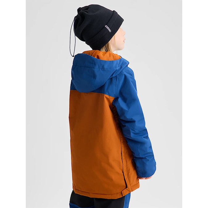 Bunda na snowboard Burton Kids Frostner Anorak twilight blue/spiced chai 2027