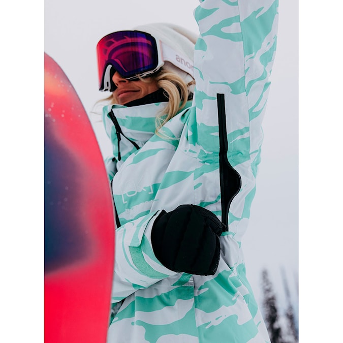 Bunda na snowboard Burton Wms [ak] Gore Embark oversized zebra 2025