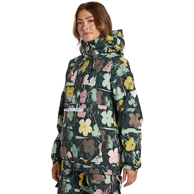 Snowboard Jacket DC Wms Andy Warhol Chalet Anorak in bloom 2024
