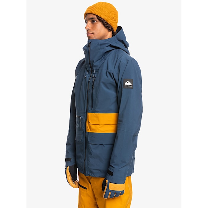 Snowboard Jacket Quiksilver Black Alder Stretch GTX insignia blue 2023
