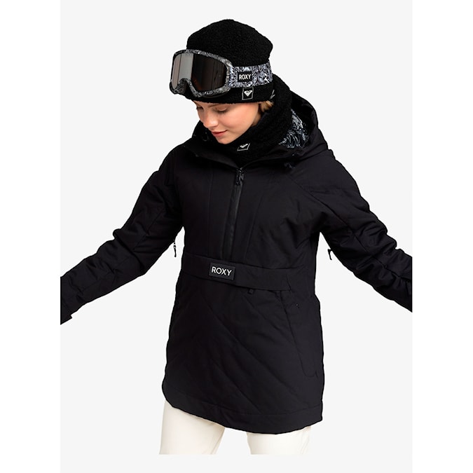 Snowboard Jacket Roxy Radiant Lines Overhead Jacket true black 2025