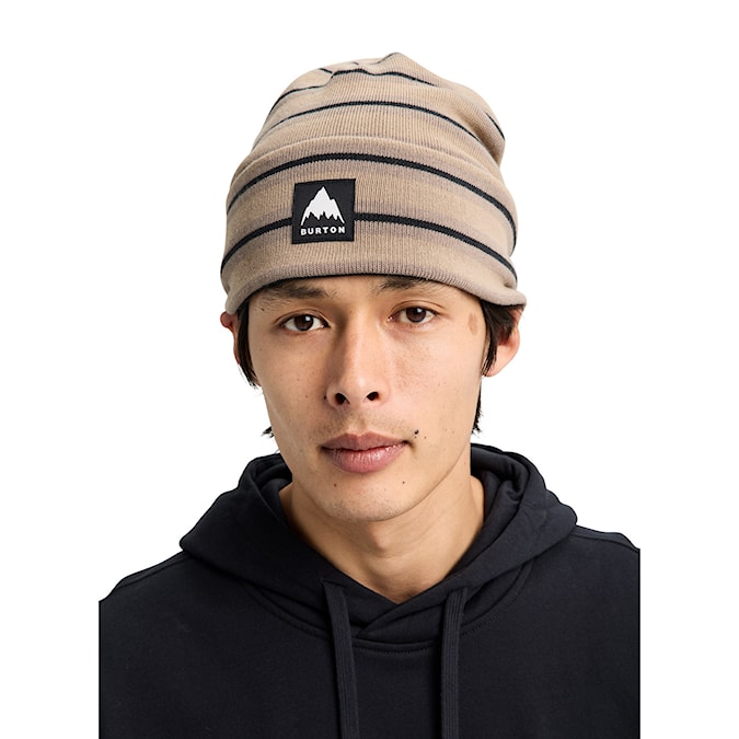 Čiapka Burton Recycled Kactusbunch Tall summit taupe stripes 2026