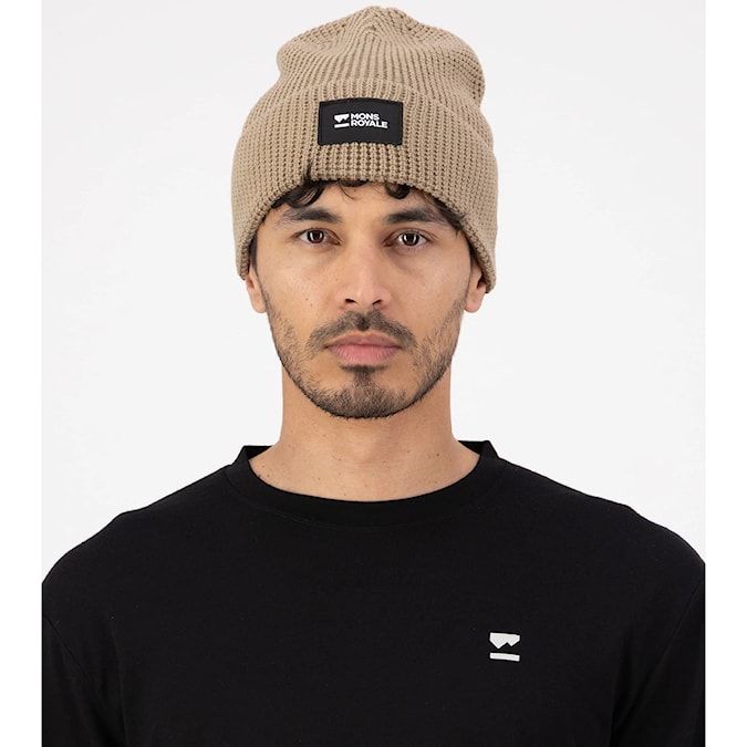 Beanie Mons Royale Bluff Merino birch 2026