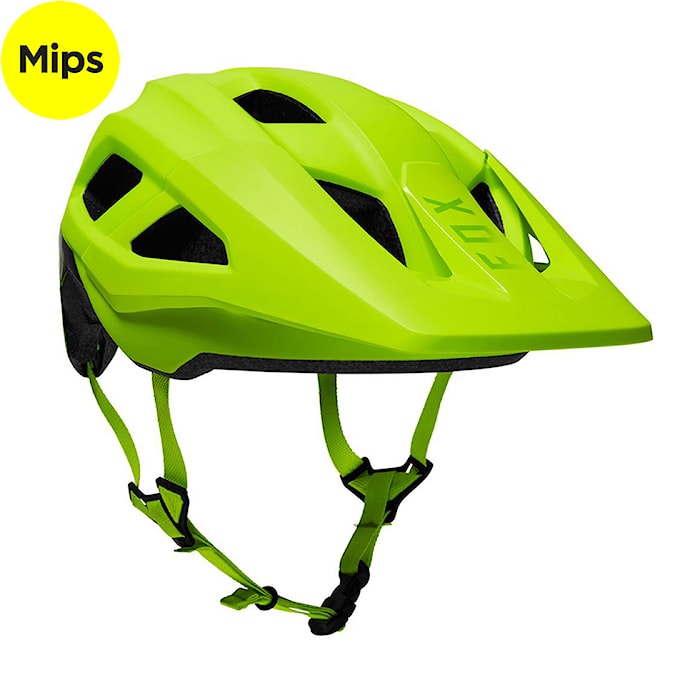Bike Helmet Fox Mainframe Mips Trvrs fluo yellow 2024