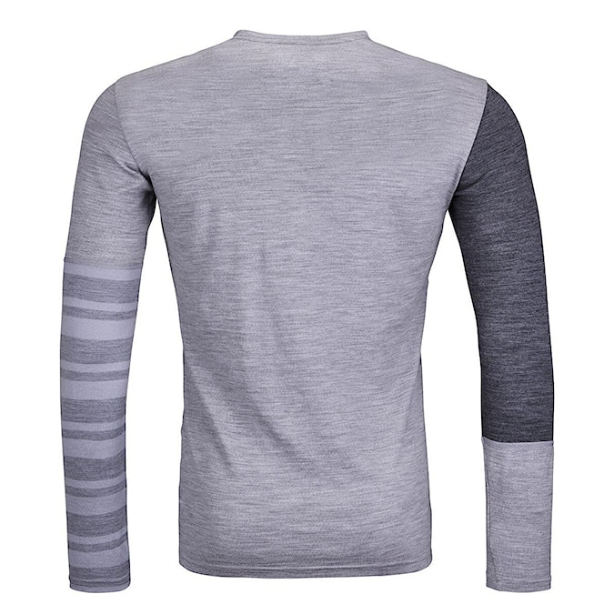 T-shirt ORTOVOX 185 Rock'n'wool Long Sleeve grey blend 2024