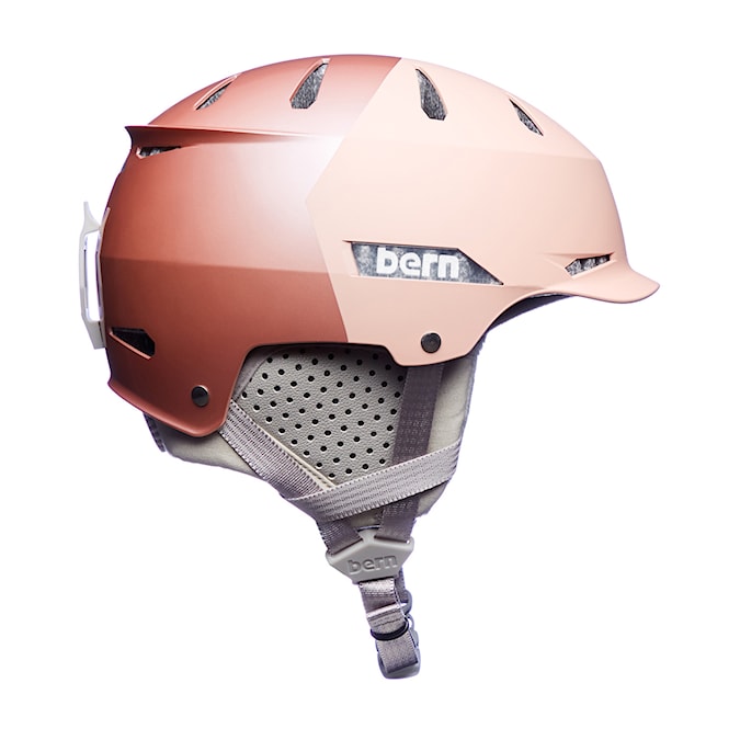 Snowboard Helmet Bern Hendrix Mips metallic rose gold hatstyle 2024