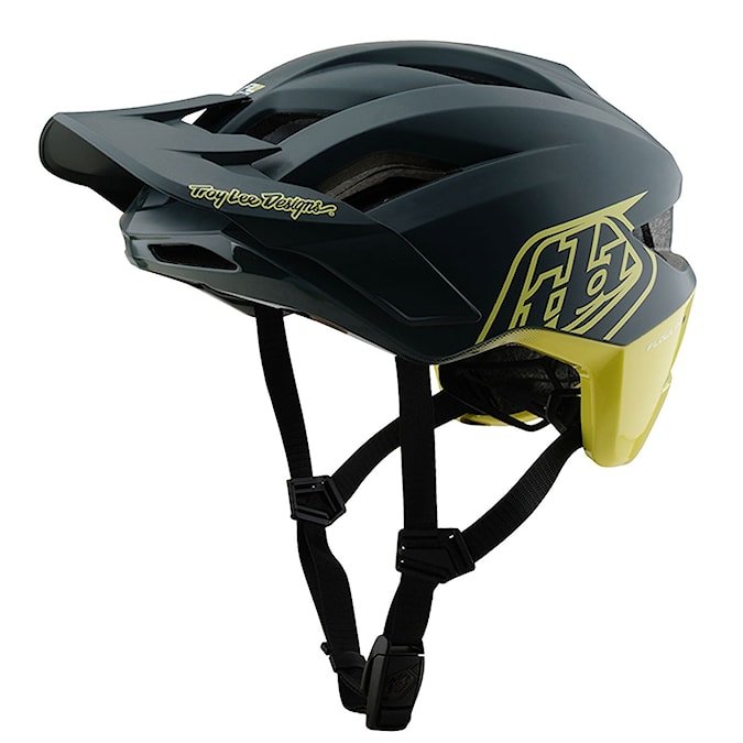 Prilba na bicykel Troy Lee Designs Flowline SE grey/glo yellow 2025