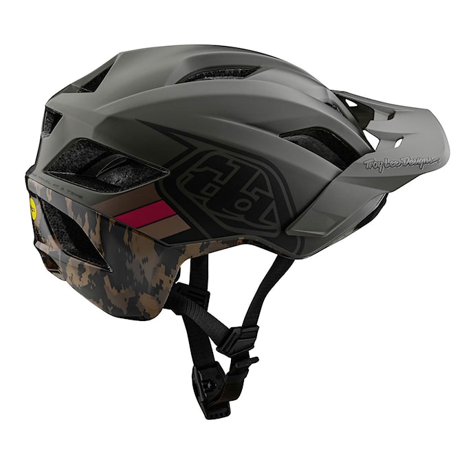 Bike Helmet Troy Lee Designs Flowline SE Mips Badge tarmac/oak 2024