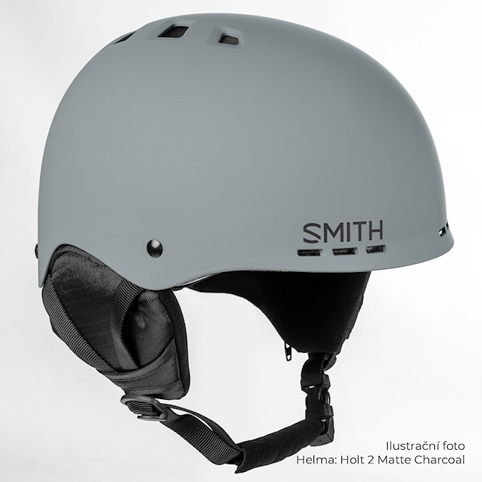 Kask snowboardowy Smith Holt 2 matte charcoal 2024