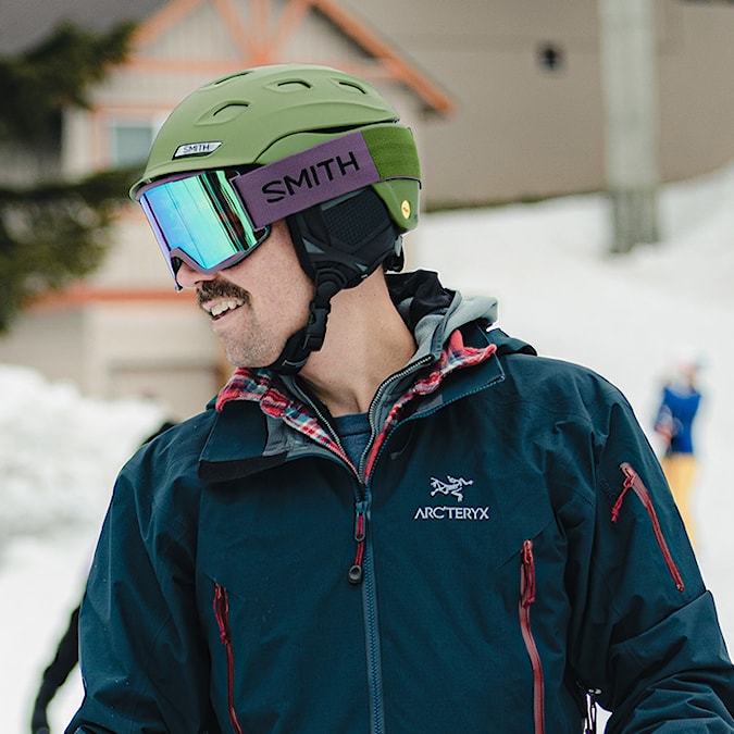 Snowboard Helmet Smith Vantage M Mips matte olive 2023