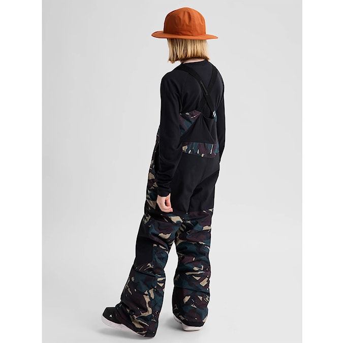 Nohavice na snowboard Burton Kids Skylar Bib seersucker camo 2027