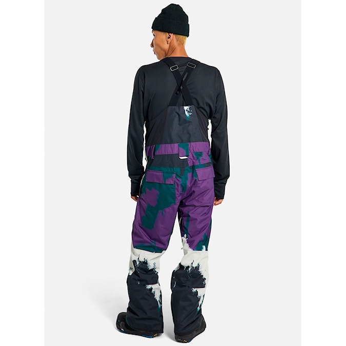 Snowboard Pants Burton Snowdial Bib forest chalk 2025