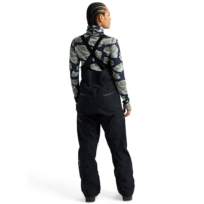 Kalhoty na snowboard Burton Wms GORE-TEX Reserve 2L Bib true black 2026