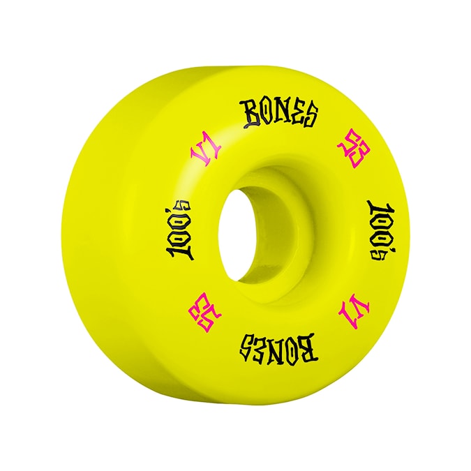 Skateboard kolieska Bones OG 100's V1 Standard yellow 2022