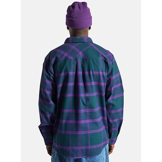 Košile Burton Favorite Flannel LS deep emerald/imperial purple plaid 2024