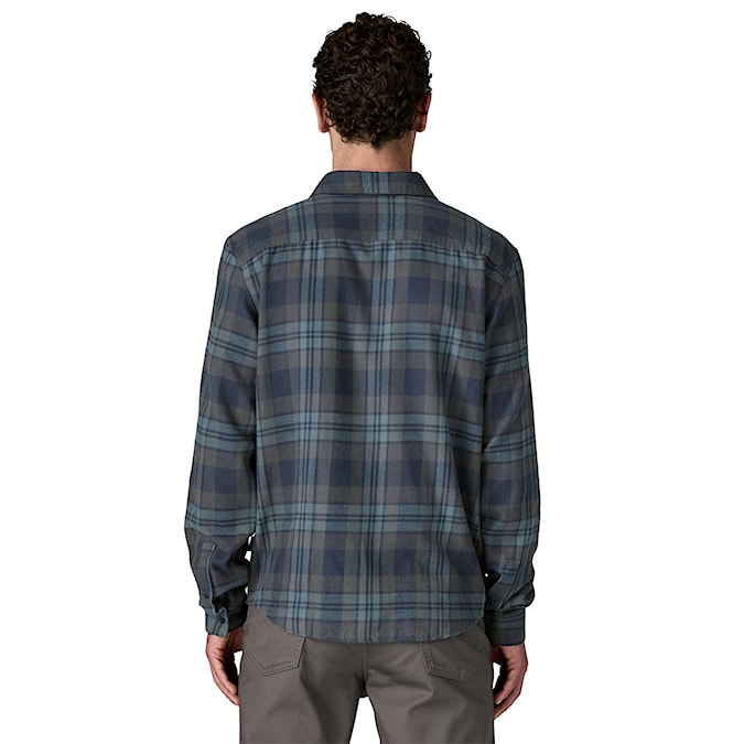 Košile Patagonia M's L/S Lw Fjord Flannel Shirt paw: smolder blue 2025
