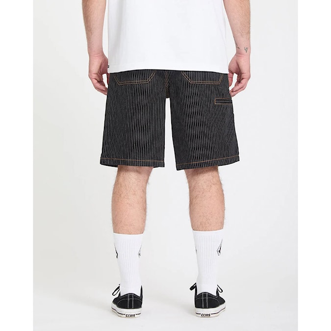 Kraťasy Volcom Work Dialed Short 22 black stripe 2026