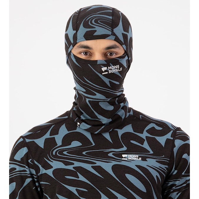 Balaclava Mons Royale Santa Rosa Merino Balaclava signal lost goblin blue 2026