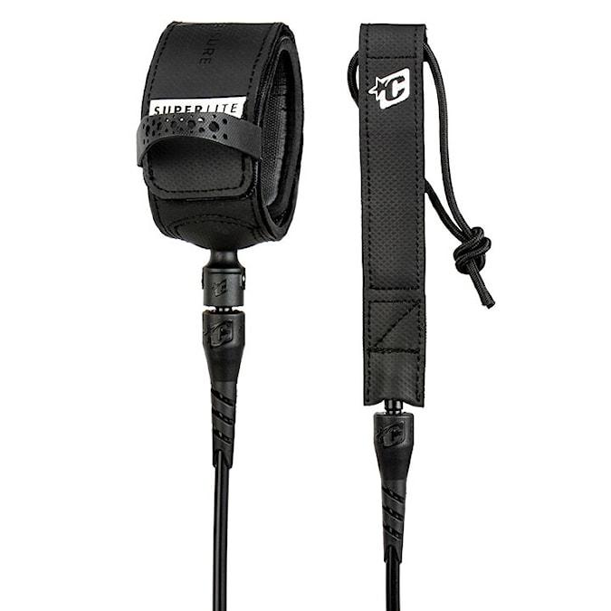 Surf leash Creatures Superlite Pro 6 black silver