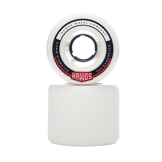 Longboard kolieska Hawgs Fattie Hawgs white