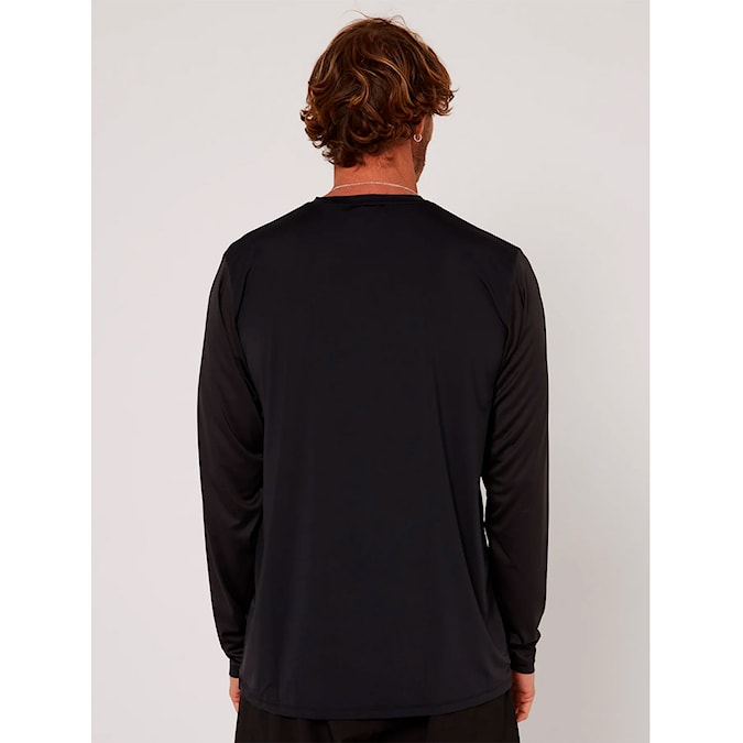 Lycra Follow Hybrid Tee L/S charcoal/black 2026