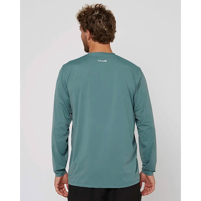 Lycra Follow Water Tee L/S olive 2025
