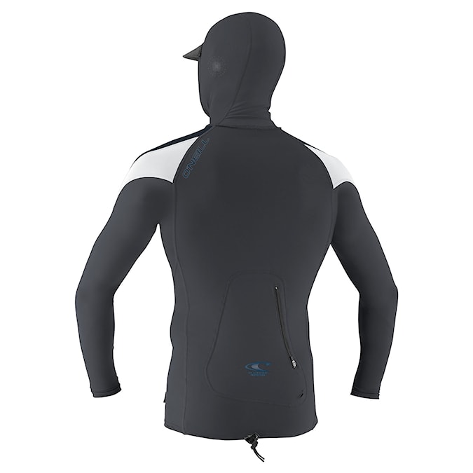 Lycra O'Neill Premium Skins O'zone L/S Rash Guard W/Hood graphite/slate/white 2025