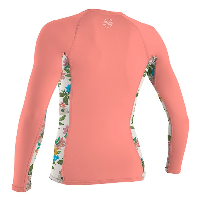 Lycra O'Neill Wms Side Print L/S Rash desert flower/cara floral 2025