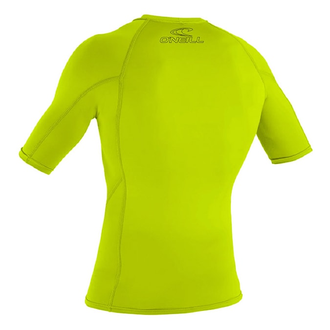 Lycra O'Neill Youth Basic Skins S/S Rash Guard lime 2026