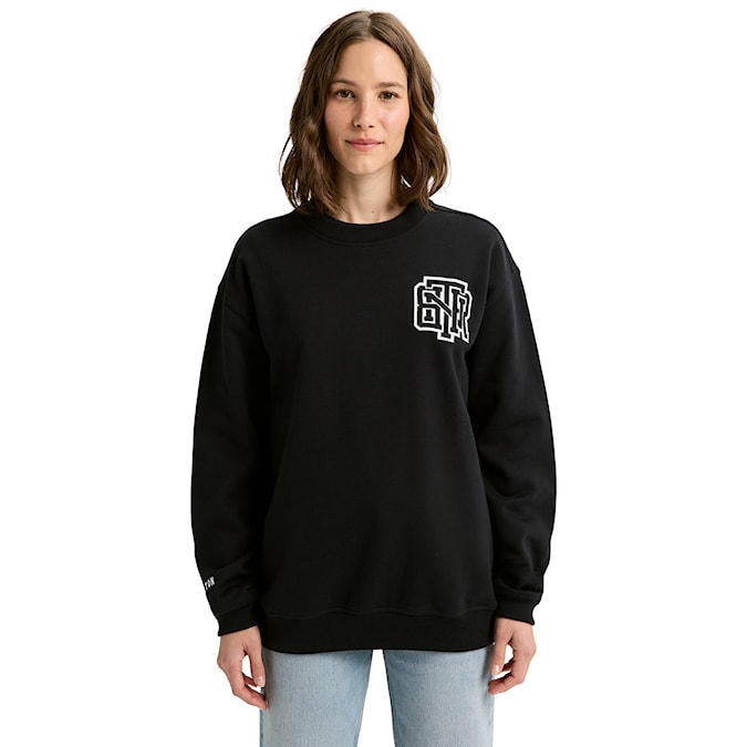 Mikina Burton Collegiate Crew true black 2025