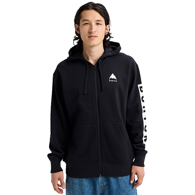 Hoodie Burton Elite FZ true black 2025